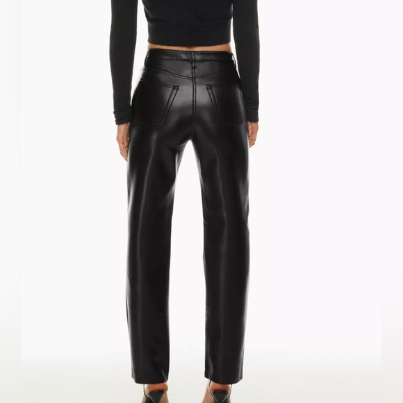 Aritzia women’s vegan leather Melina pants - Picture 2 of 6